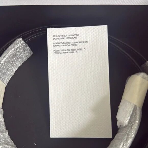 🖤✨Celine✨🖤 Black Leather Belt with Gold Buckle - Picture 6 of 10